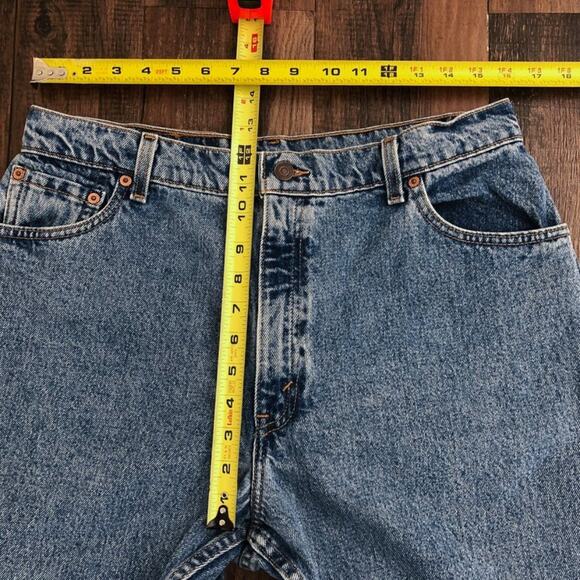 Levi’s VTG 90s 550 Jean High Rise Relaxed Fit Tapered Leg Waist 32 Tag Size 16 L - Picture 10 of 16